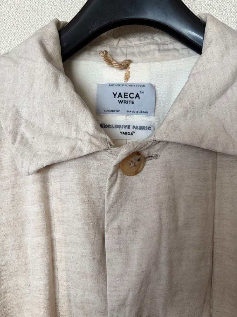 YAECA WRITE ダスターコート oiled