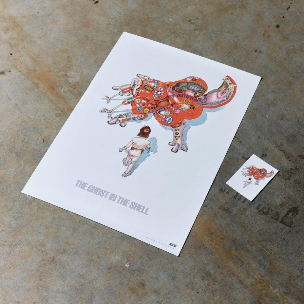 士郎正宗の世界展　大友克洋×攻殻機動隊　Tシャツ ポスター　ポストカード　3点