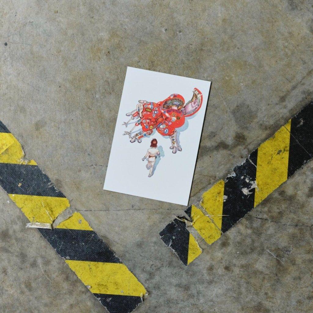 士郎正宗の世界展　大友克洋×攻殻機動隊　Tシャツ ポスター　ポストカード　3点