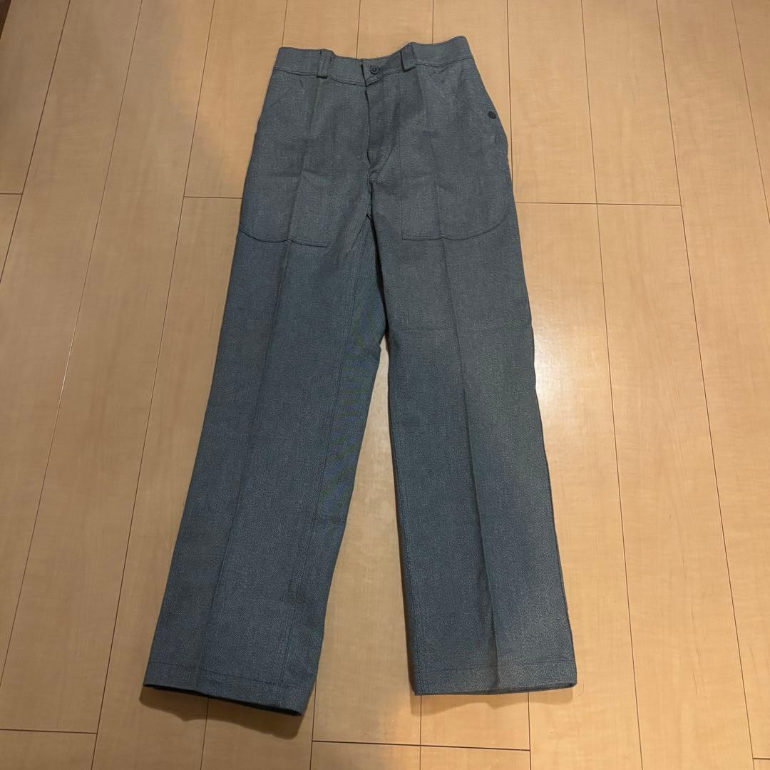 s*a様 【80s】スイス軍 デニム ワーク パンツ 実物 後期 82cm デッ