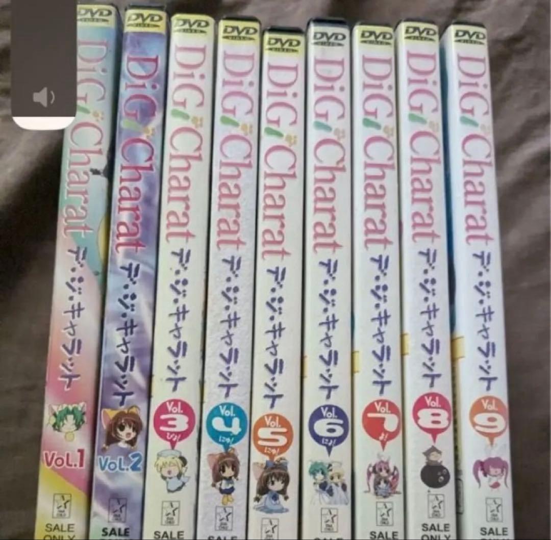 デ・ジ・キャラットDVD 全9巻セット