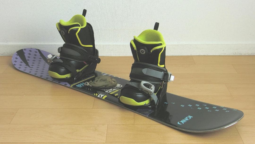 ■■1月限定■送料無料■IGNIO■子供用スノボセット■板110靴21-22■■