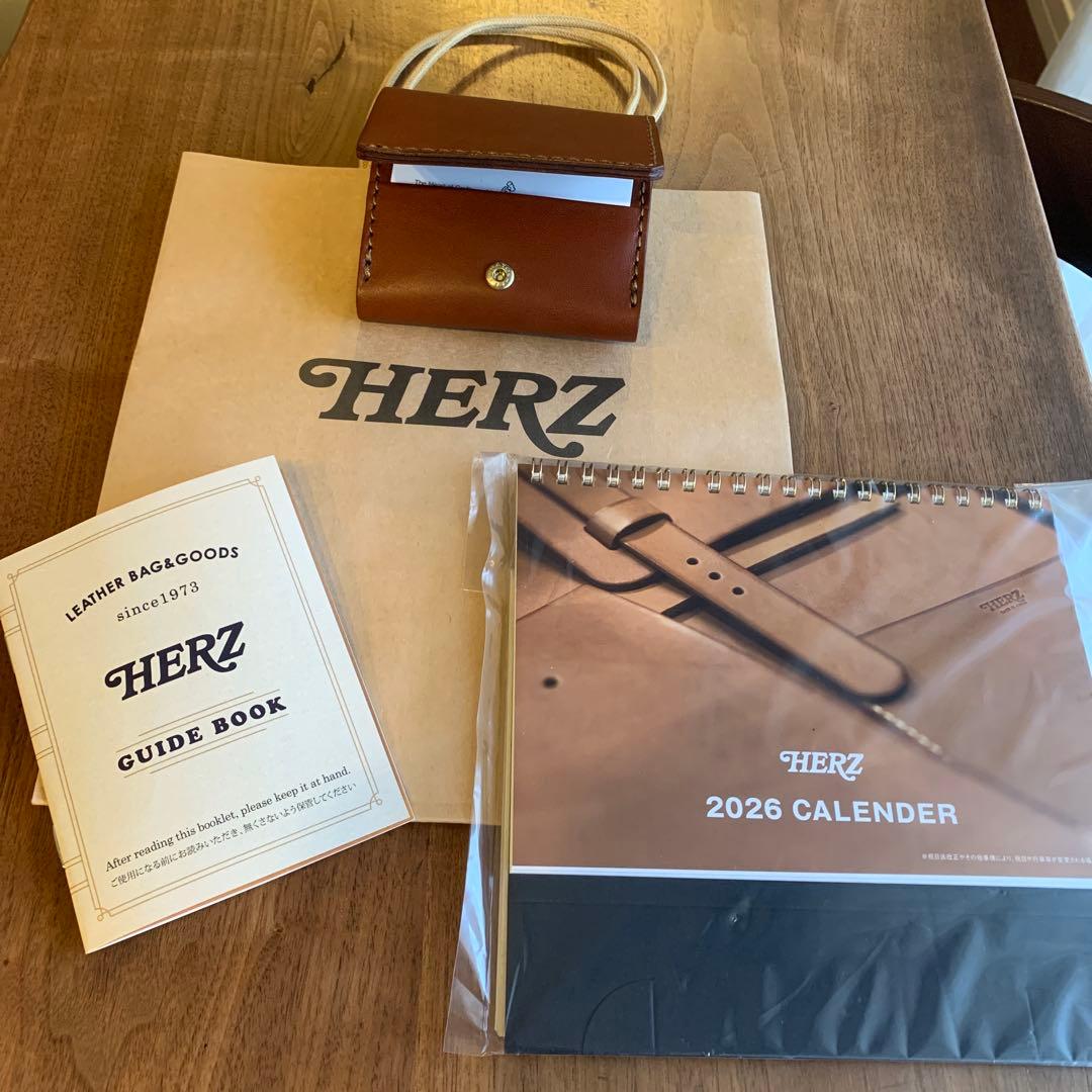 HERZ 一尺ウォレット　チョコ