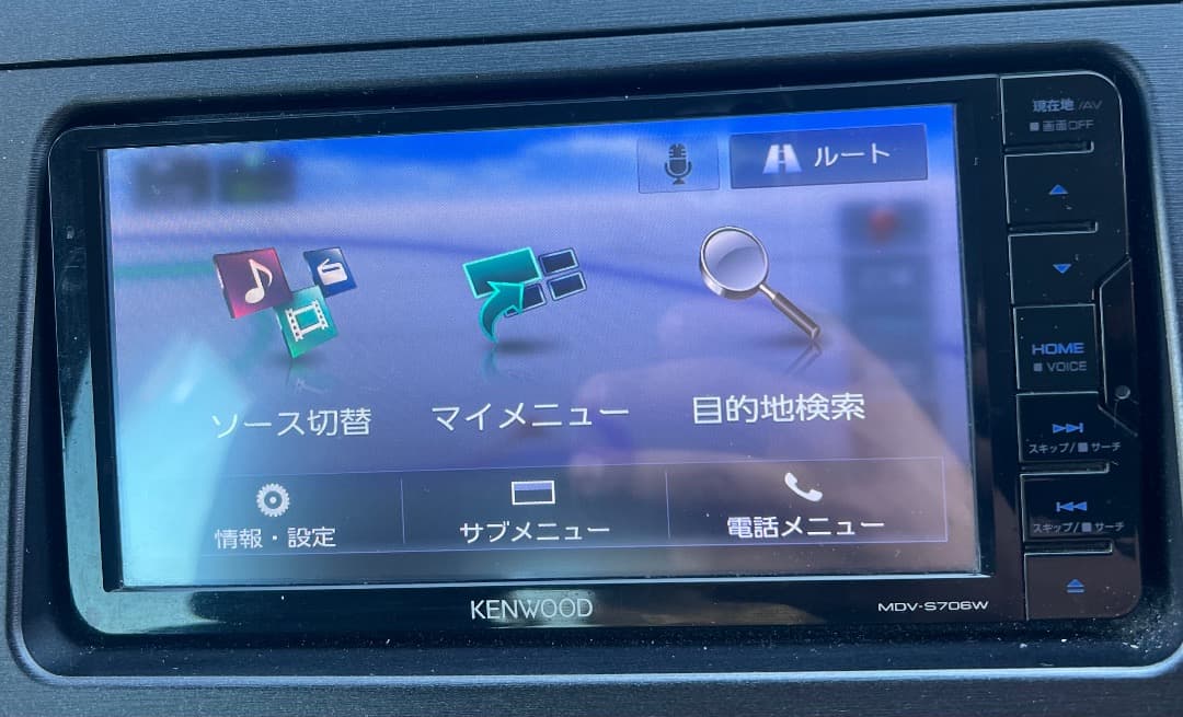 MDV-S706W メモリーナビ★ 2019年製 .地図デ-タ2018