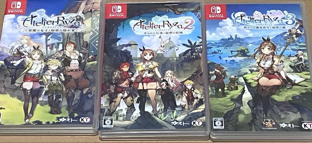 ライザのアトリエ　1、2、3 Switch