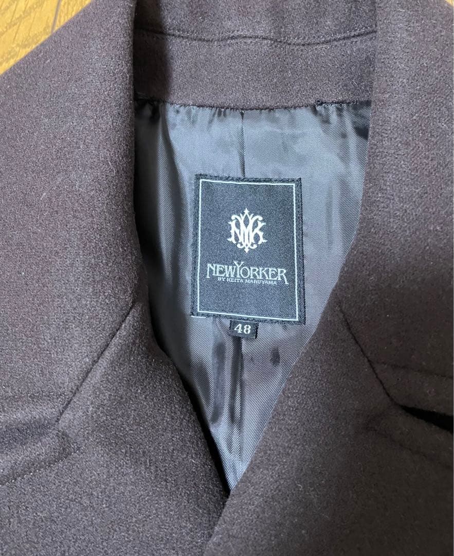 【新品未使用】ニューヨーカー　Ｐコート　（スリムフィット）