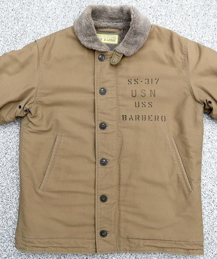 美品 XL バズリクソンズ N-1 デッキジャケット