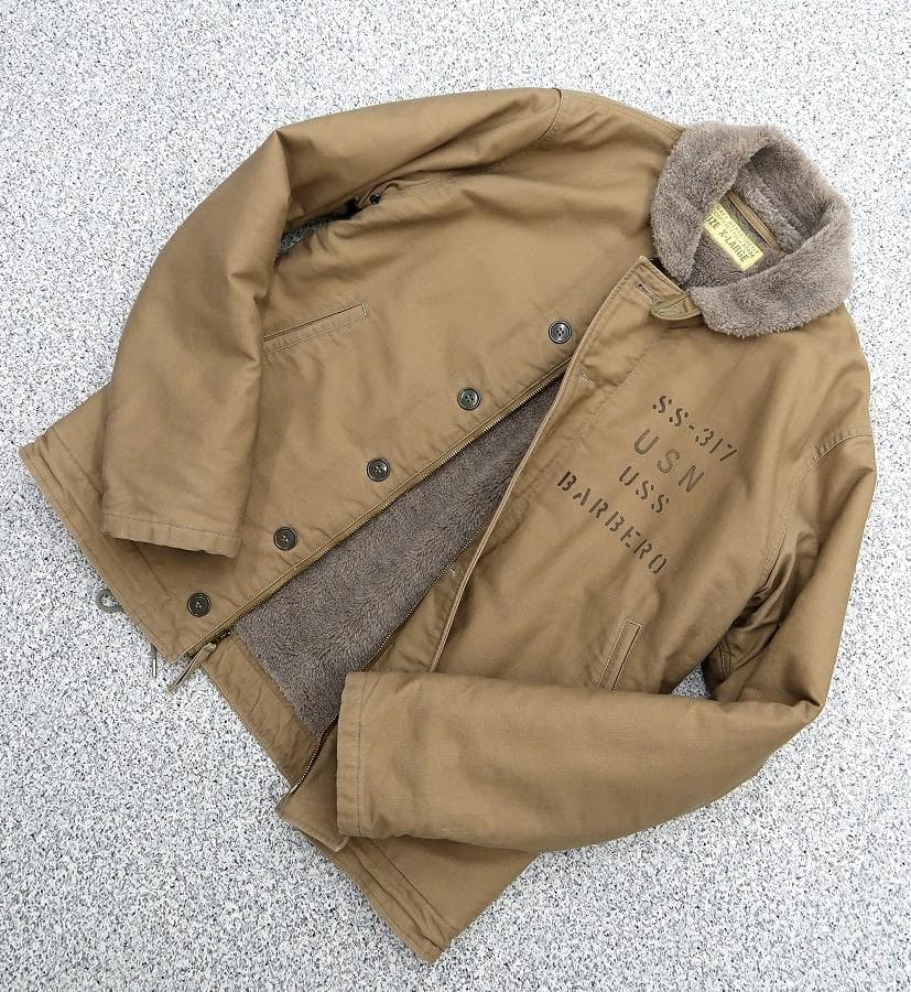 美品 XL バズリクソンズ N-1 デッキジャケット