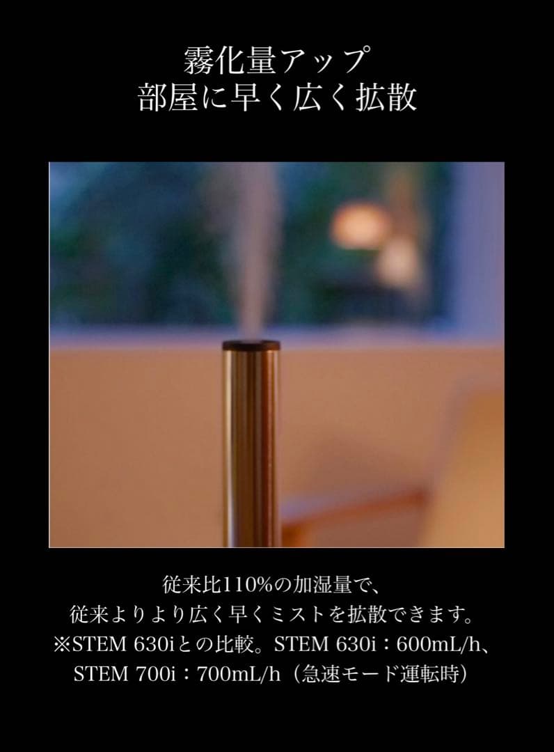 cado STEM 700i 加湿器 メーカー2年保証付 新品・未使用・未開封品
