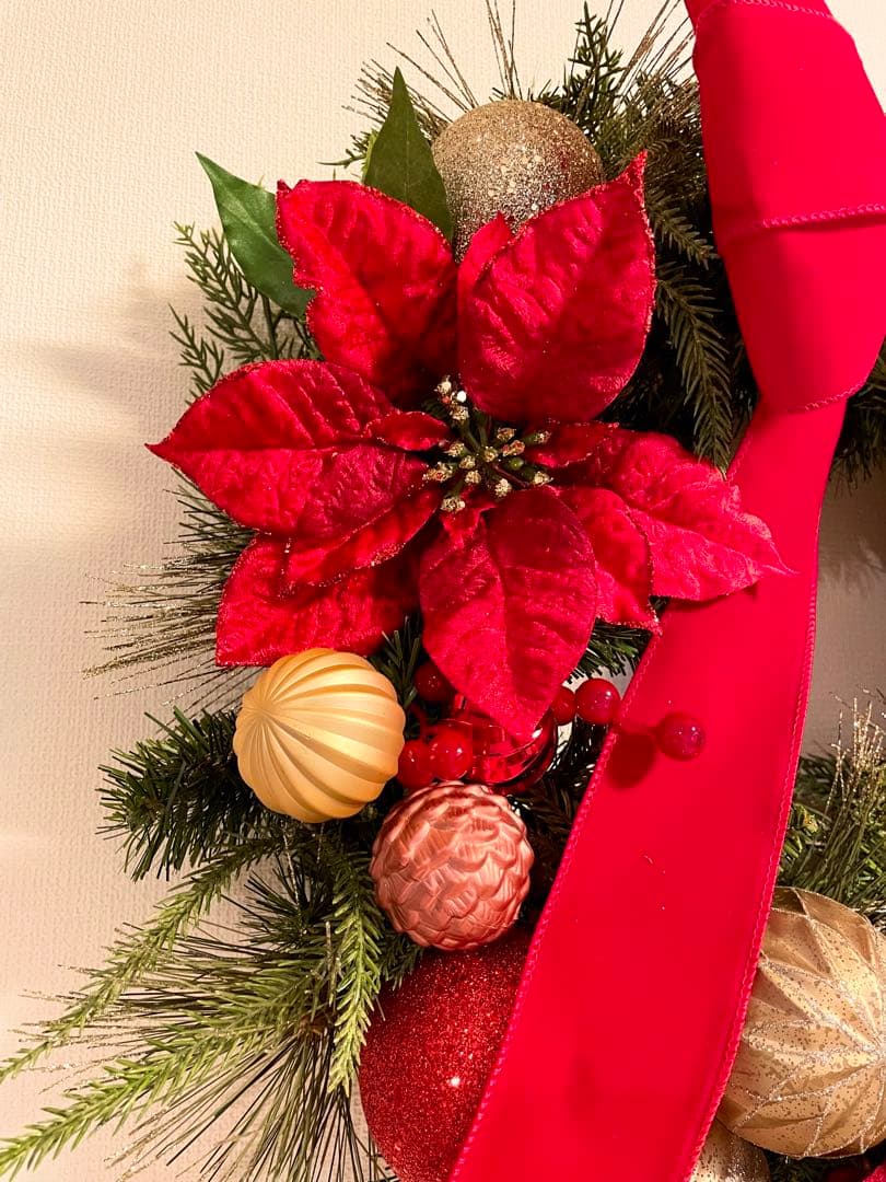 クリスマスリース 特大 70cm