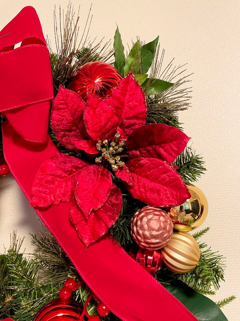 クリスマスリース 特大 70cm