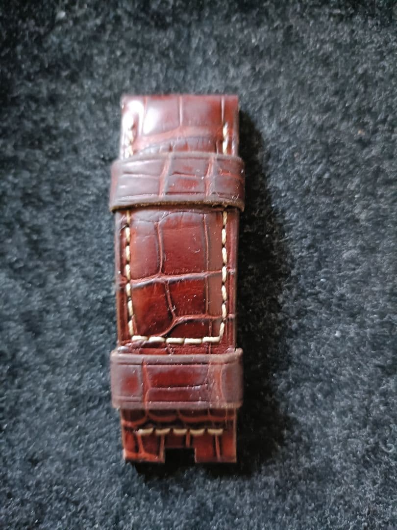 パネライ Dバックル用純正革ベルト PAM00111などに ケース径44mm用