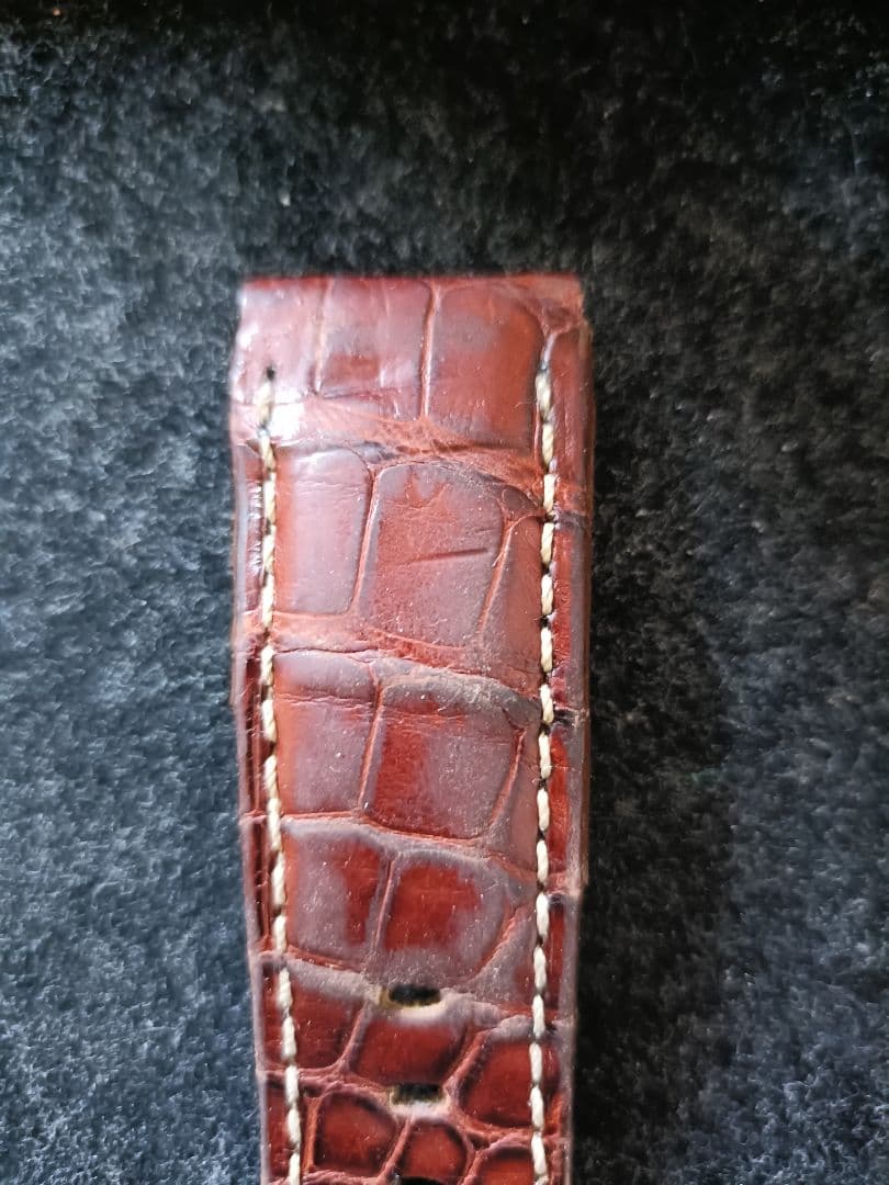パネライ Dバックル用純正革ベルト PAM00111などに ケース径44mm用