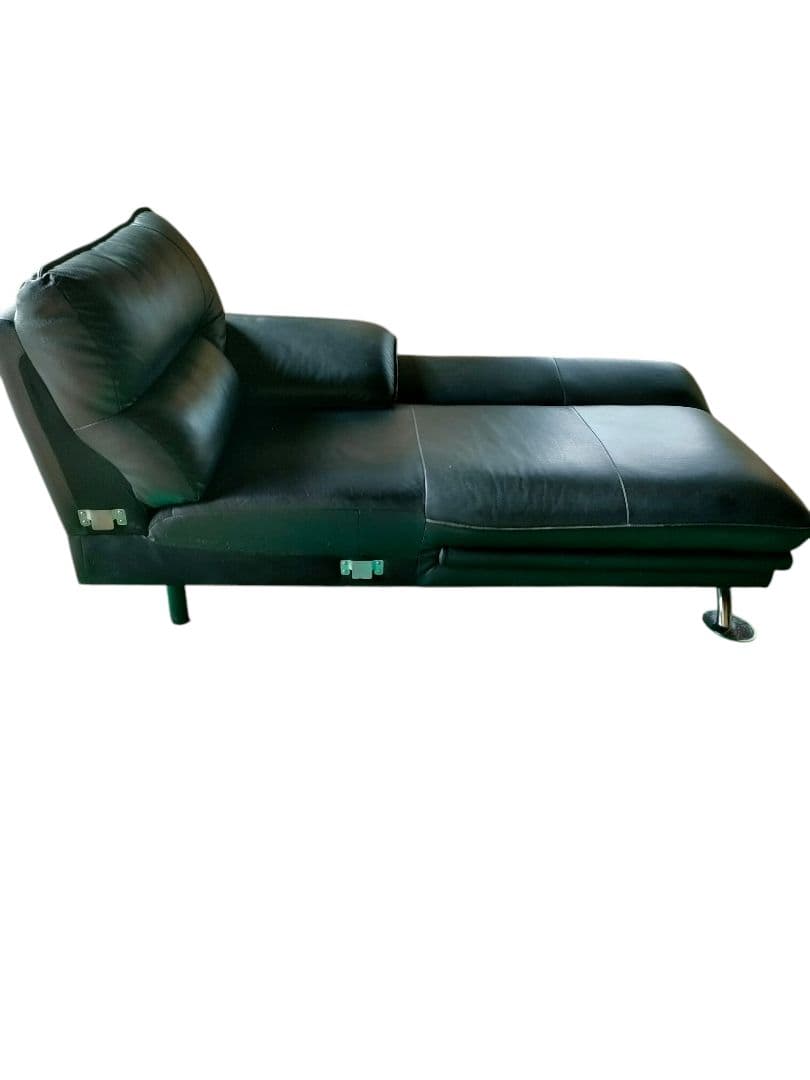 ニトリ　本革　L字カウチソファ 　クッション付き　地域限定配送