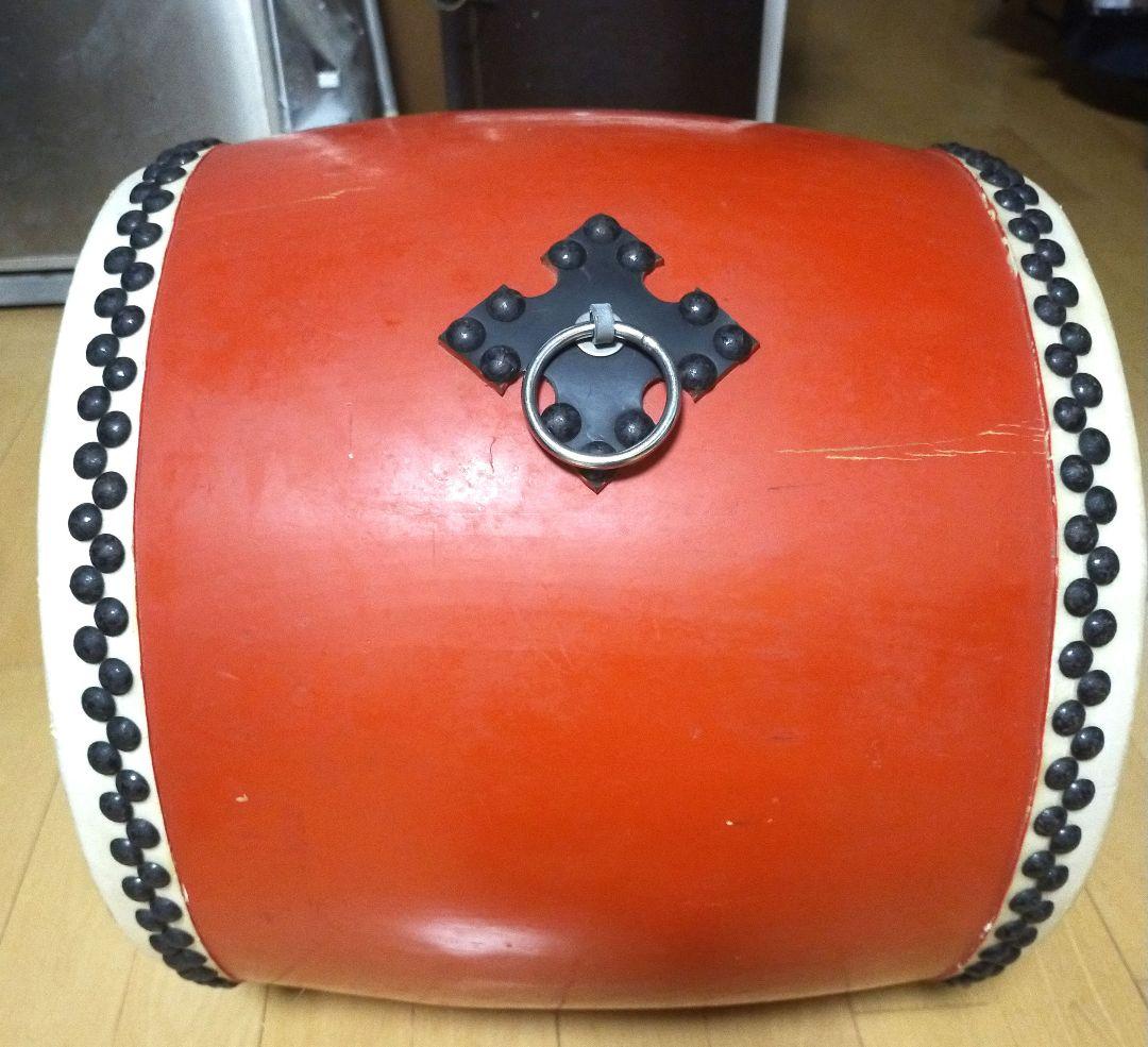 エイサー 大太鼓 打楽器　直径38cm 本皮