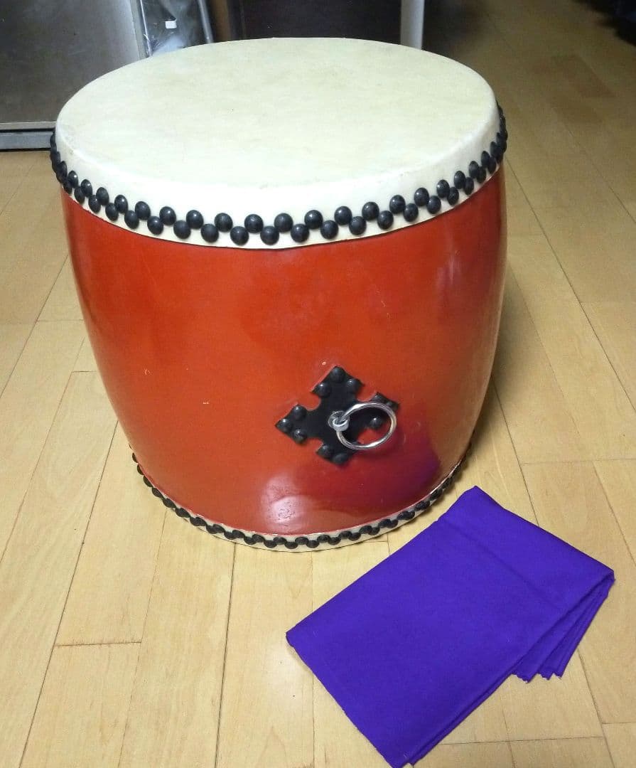 エイサー 大太鼓 打楽器　直径38cm 本皮