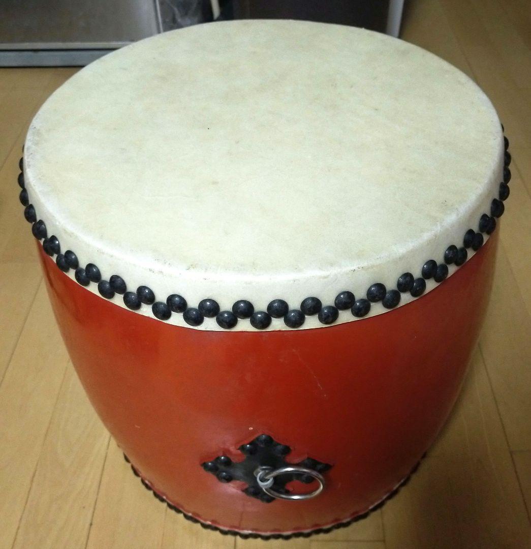 エイサー 大太鼓 打楽器　直径38cm 本皮