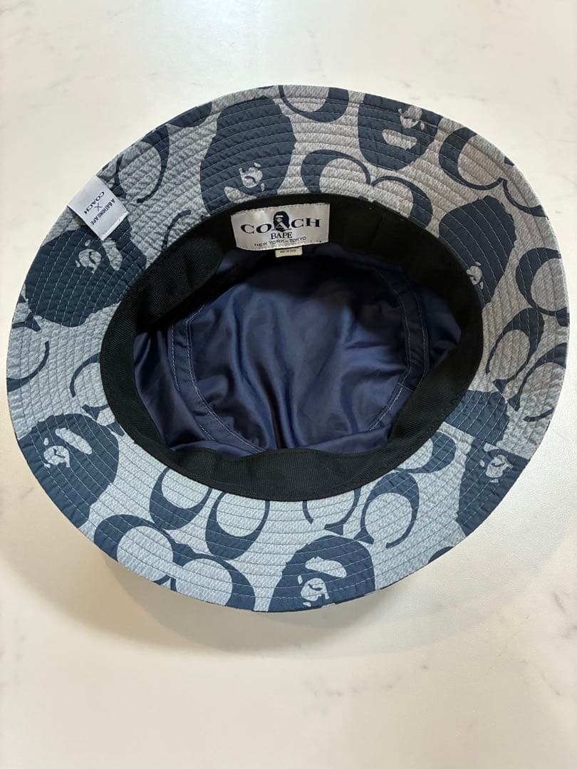 コーチとBAPEコラボバケットハット　M