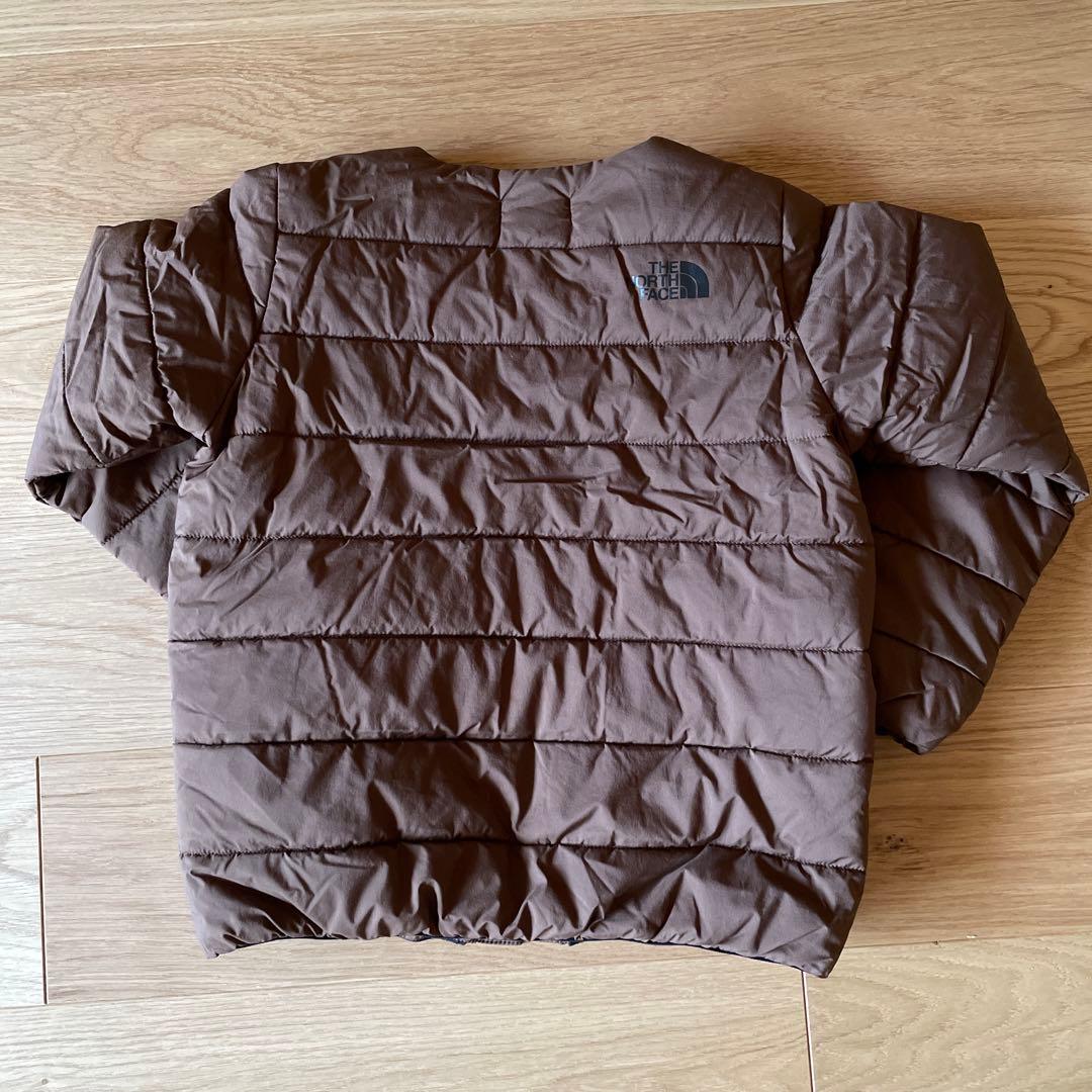 ノースフェイス　ブラウン マイクロゼファーカーディガン 110