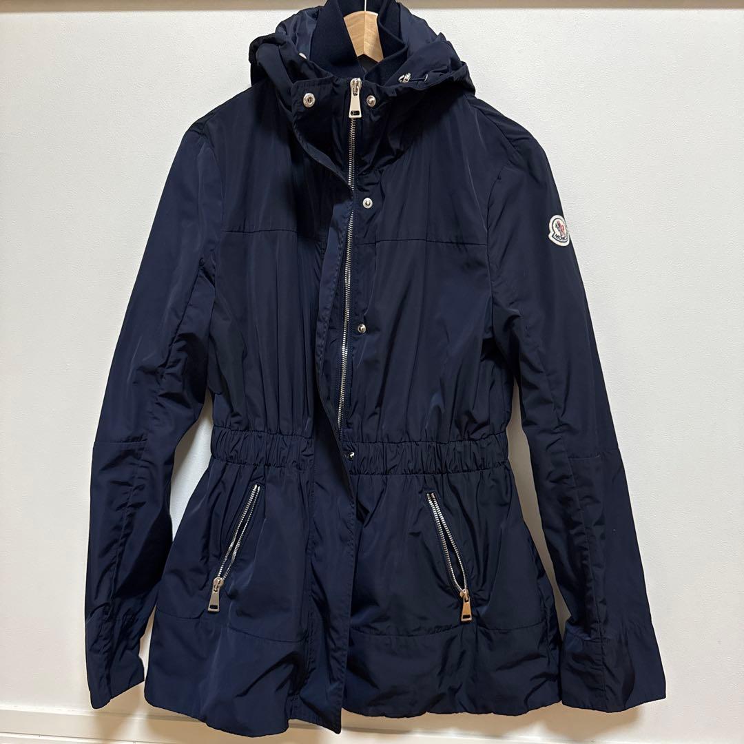 モンクレール Moncler ネイビー　ディステン　ジャケットコート