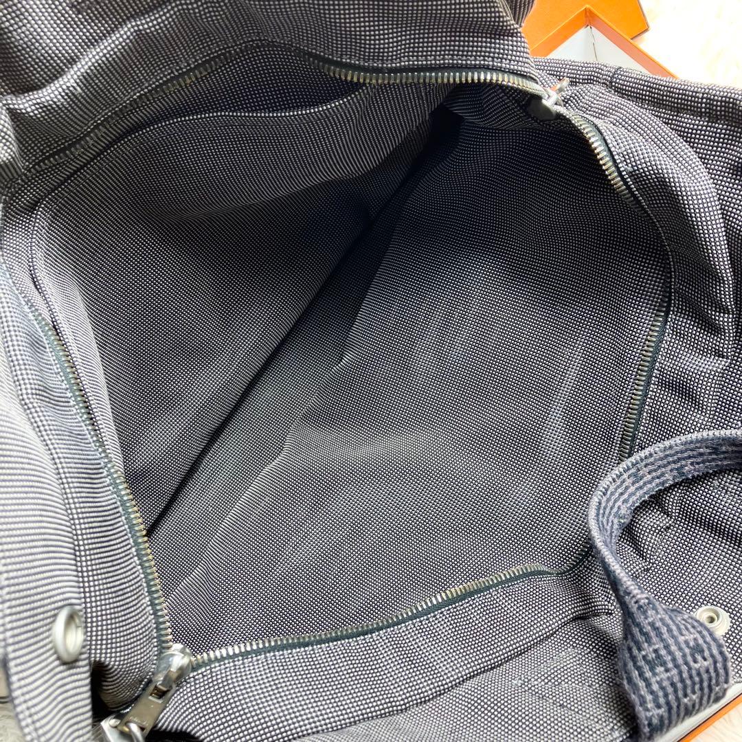 HERMS エルメス トート キャンバス エールライン