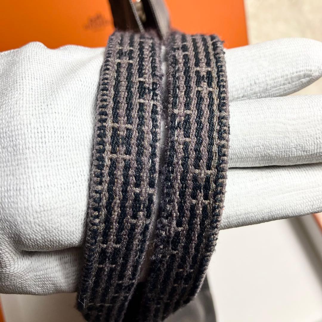 HERMS エルメス トート キャンバス エールライン