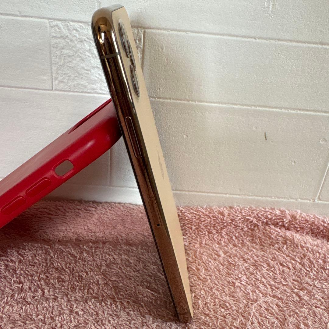 美品iPhone11promax256GB本体/ゴールド/ケース付き