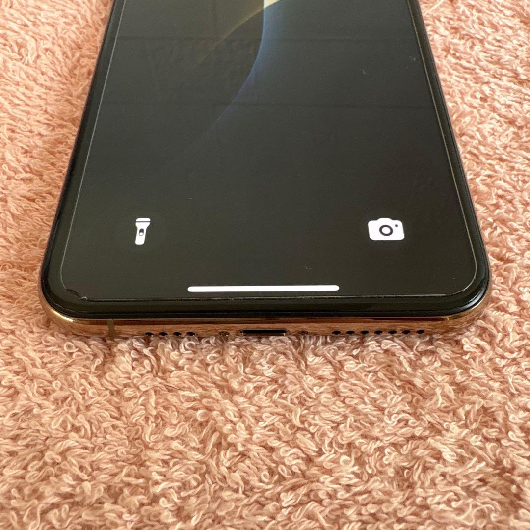 美品iPhone11promax256GB本体/ゴールド/ケース付き