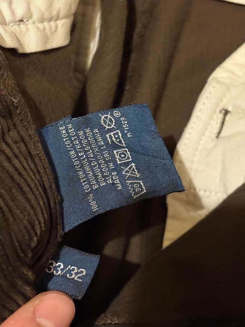 Polo by Ralph Lauren ダークブラウンコーデュロイパンツ90s