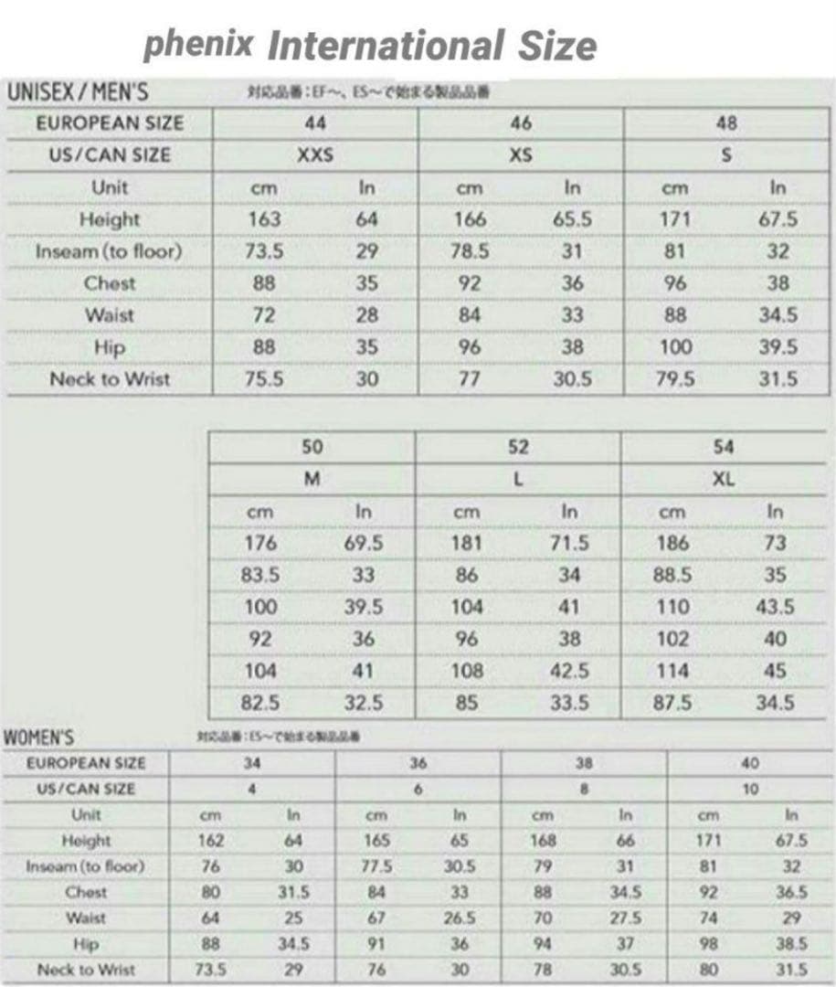 ★新品★Phenix フェニックス　スキーウェア上下セット　M