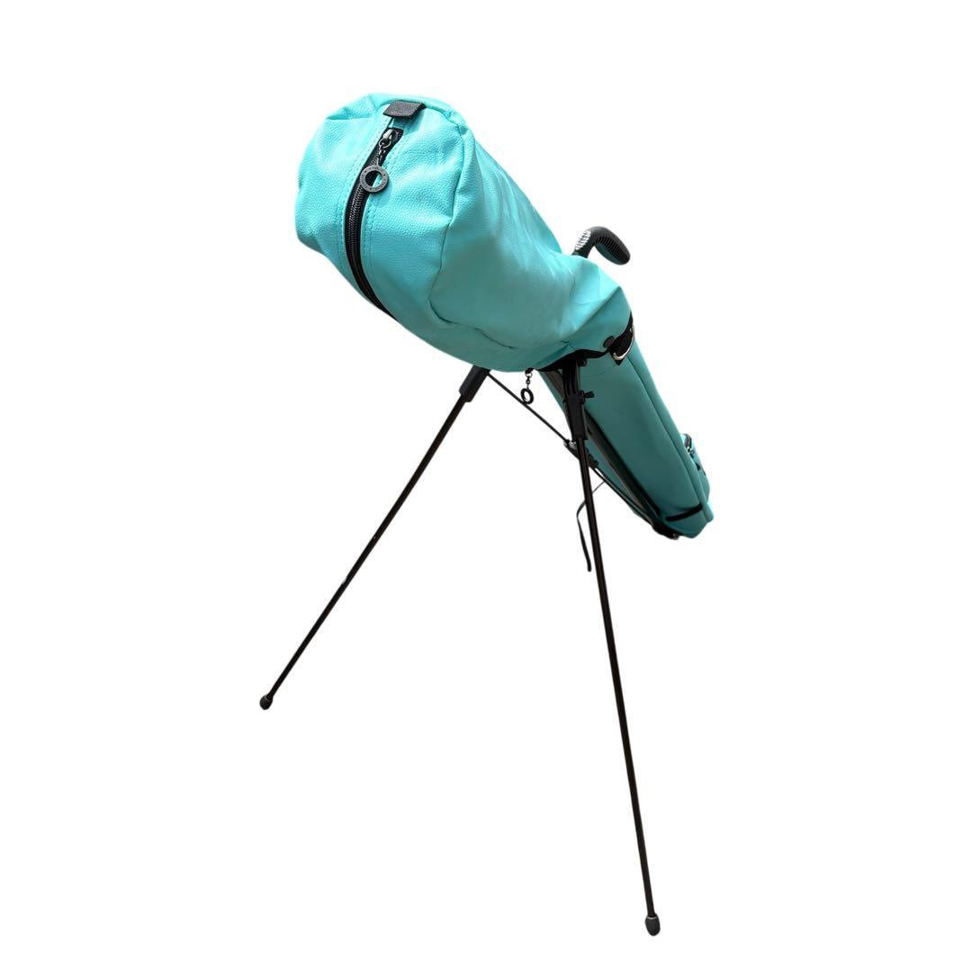 希少 美品 沖縄限定 #FR2GOLF×V12 ターコイズ サブバッグ カバー付