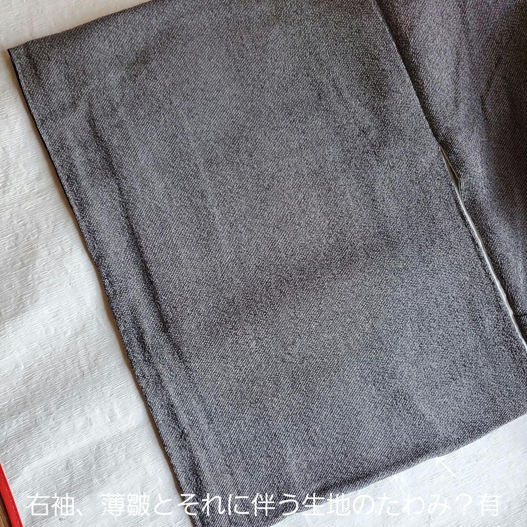 さらりと纏う浜ちりめん　極型万筋小紋