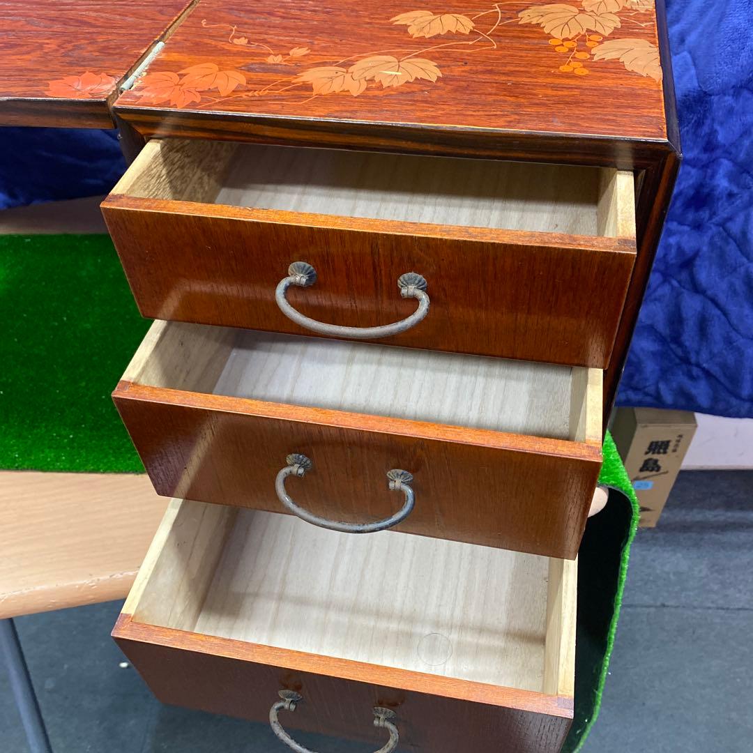 めもり　　　　　　　　　　アンティーク　木製　文机