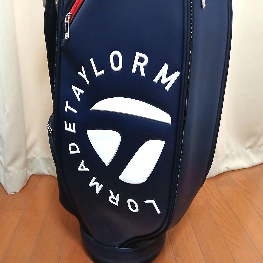 【新品未使用】テーラーメイド サークルロゴ キャディバッグ　ネイビー