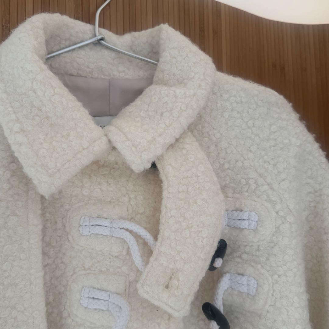 Bibiy. MANON DUFFLE COAT アイボリー