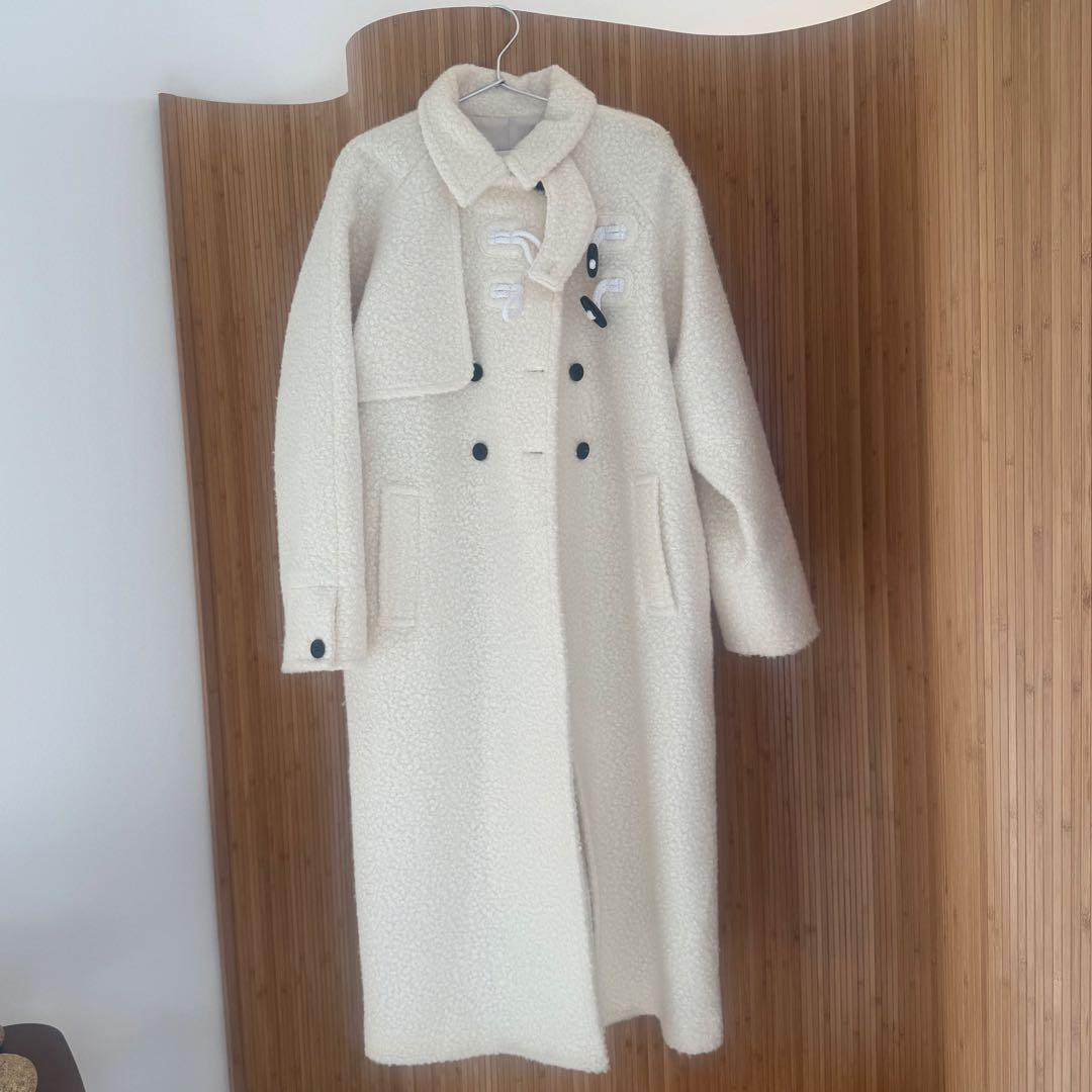 Bibiy. MANON DUFFLE COAT アイボリー