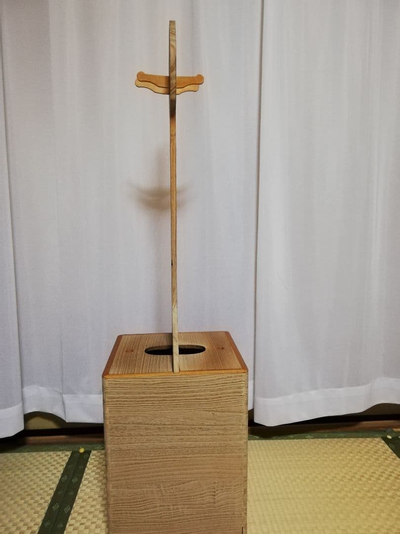 三味線　2丁用木製収納ボックス 引き出し付き