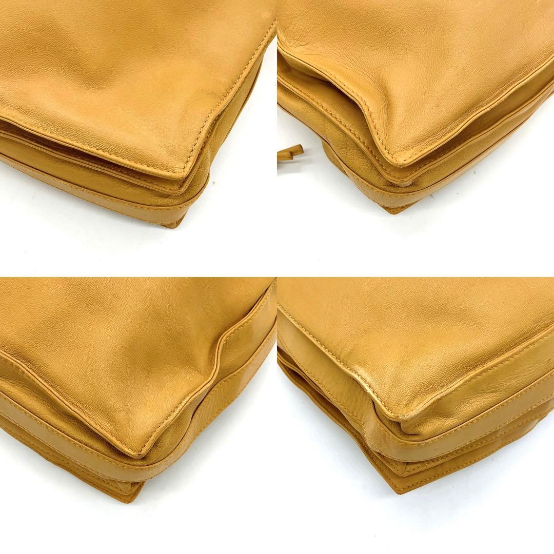 【LOEWE】フラメンコ　ショルダーバッグ　ナッパレザー　キャメル