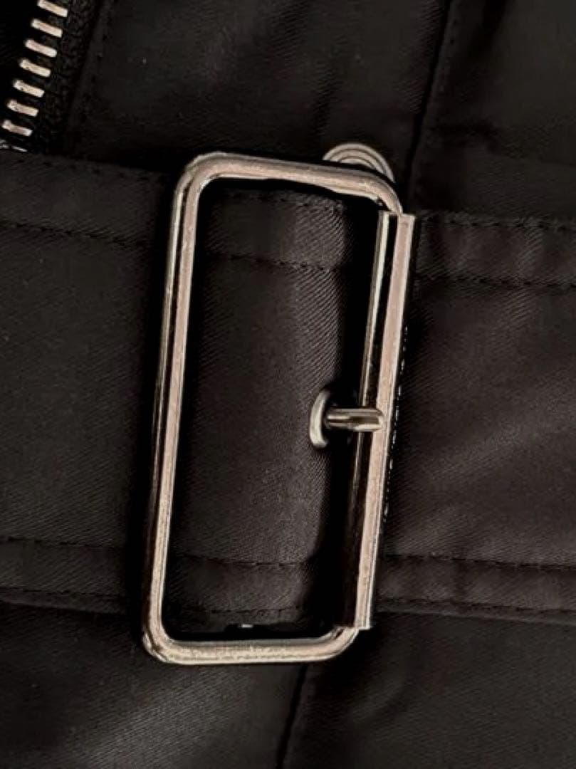 BURBERRY LONDON ダウンコート 黒 ノバチェック　フード無し