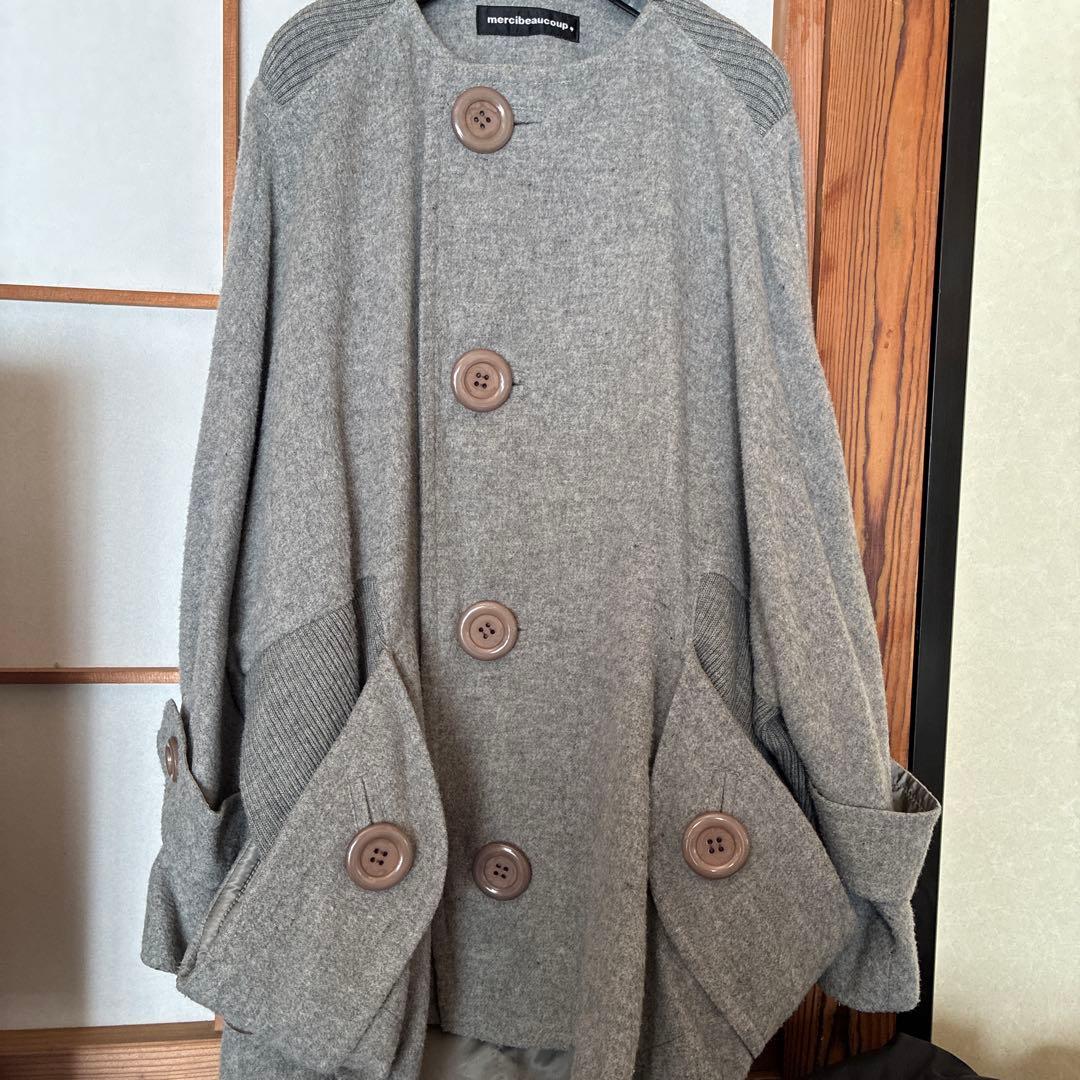 メルシーボークー　ノーカラーコート