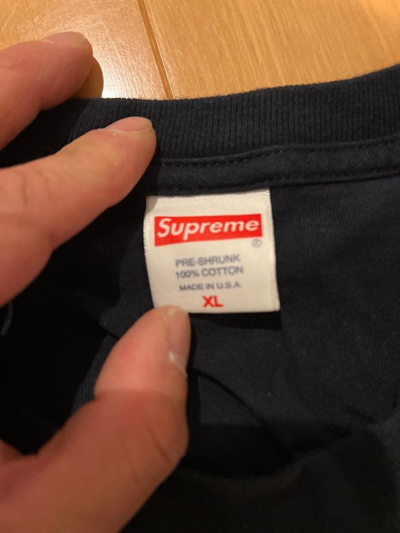 z*m様 Supreme Box Logo Tee \"Navy\" (23FW)