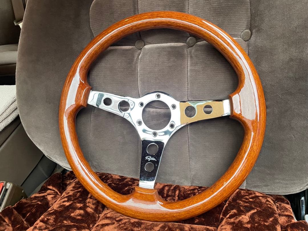 ナルディ シフトノブ 35パイ ウッド ステアリング セット