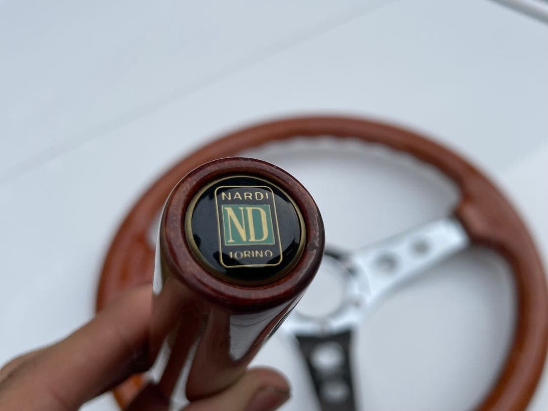ナルディ シフトノブ 35パイ ウッド ステアリング セット