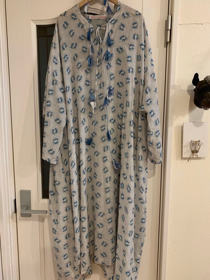 今期TOWAVASE cottonシルクワンピース