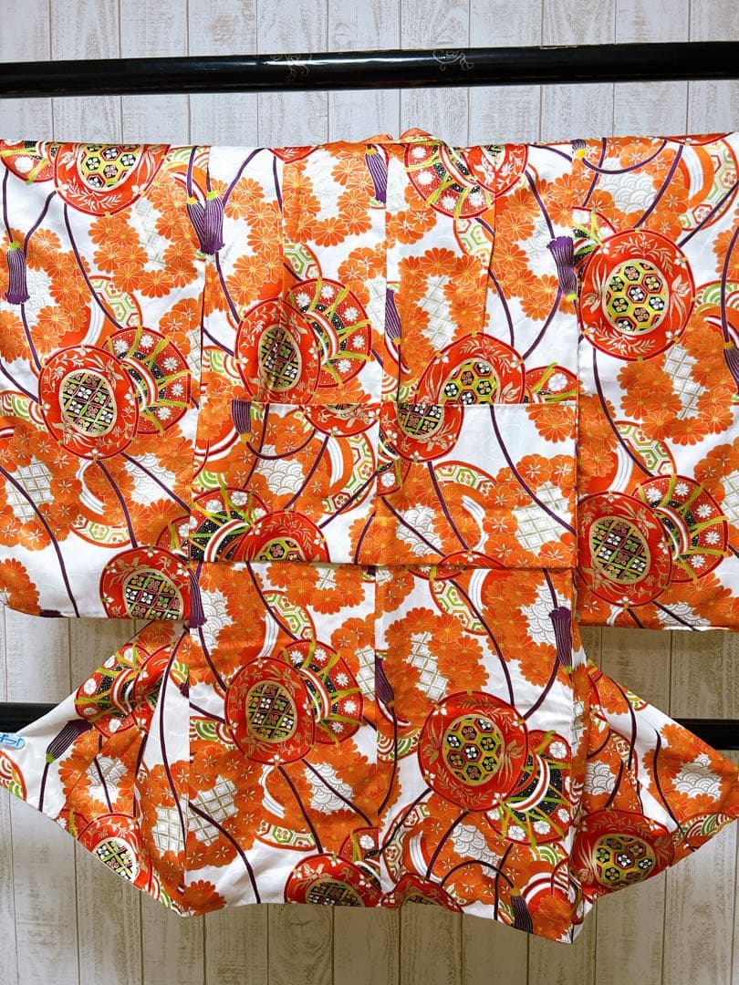 5歳用♡ 七五三　レトロ着物　女の子　フルセット　一式　アンティーク　小さめ