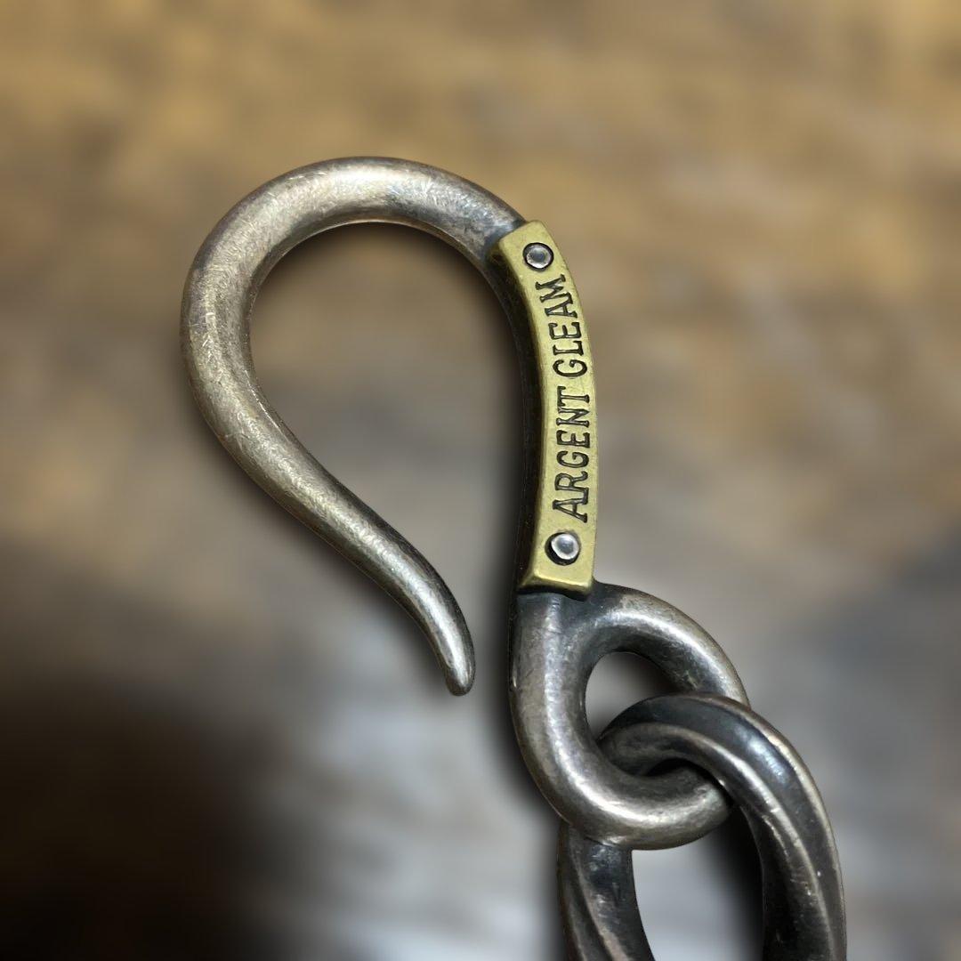 ARGENT GLEAM ウォレットチェーン　アージェントグリームシルバーブラス