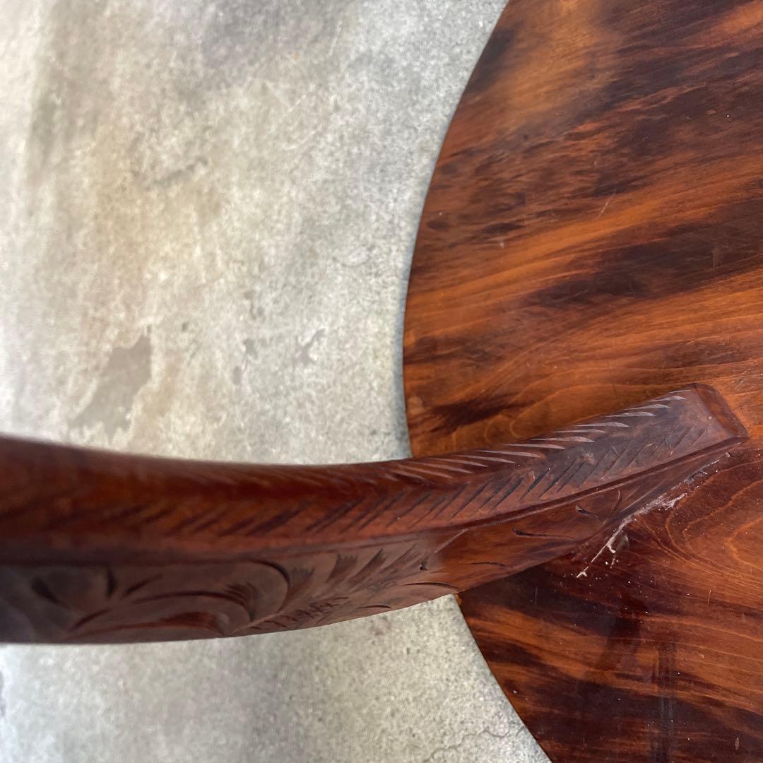 日光彫　サイドテーブル