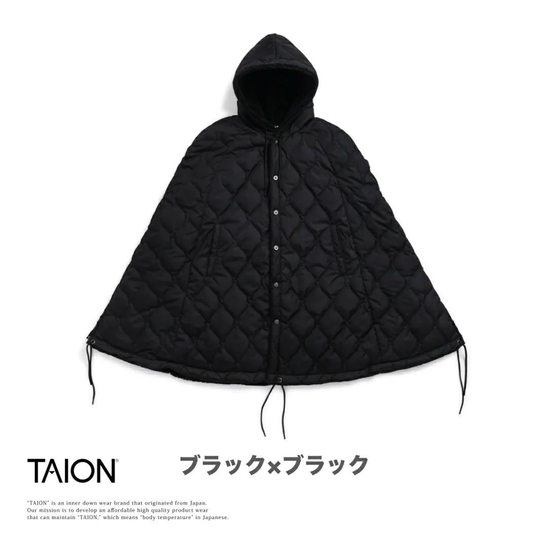 ジャケット・アウター TAION MILITARY SIBLE DOWN CAPE