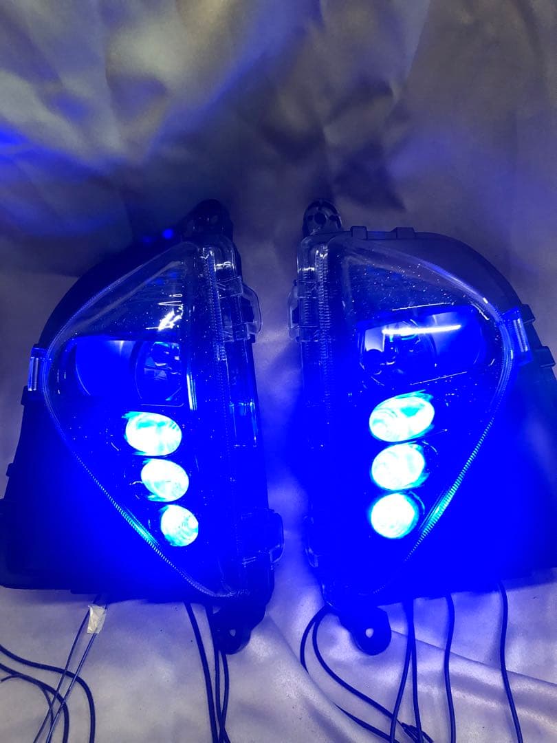 在庫1!プリウス50 ブラック+ラメAP RGBカラーチェンジ　h11バルブ交換