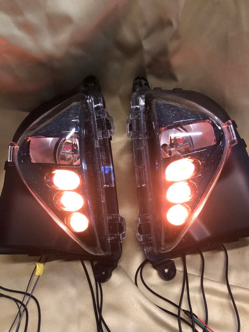 在庫1!プリウス50 ブラック+ラメAP RGBカラーチェンジ　h11バルブ交換